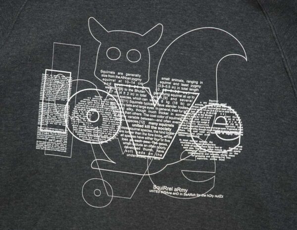 Graphic-hoodie-squirrel-print-grey